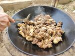 煎鸡肉 面包鸡 美味肉块  