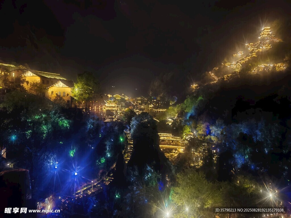 璀璨夜景灯光秀