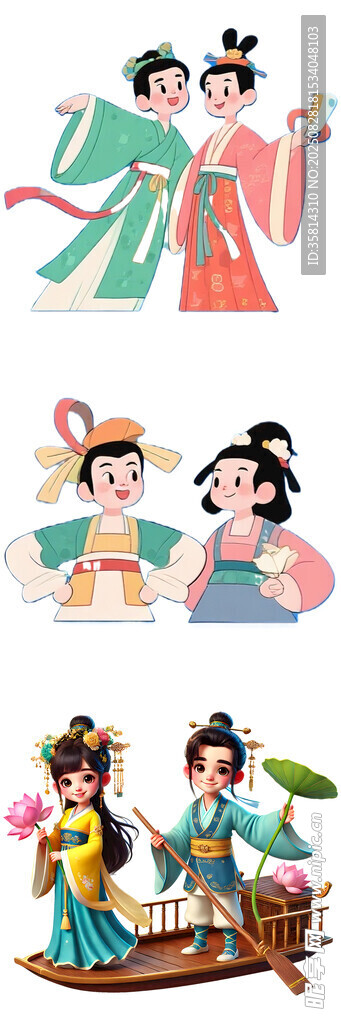 传统戏曲人物形象展示