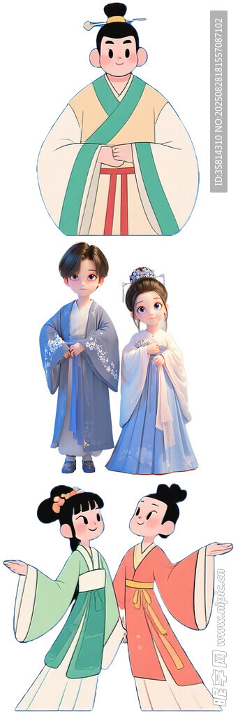 古风汉服人物形象展示
