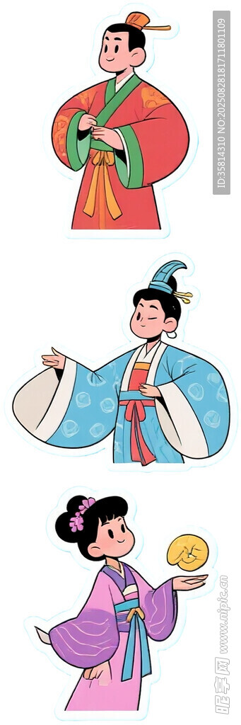 古代装扮人物形象展示