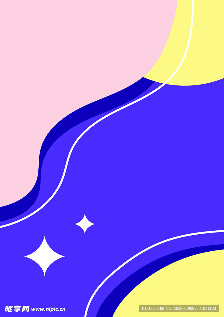 梦幻渐变星空抽象背景图