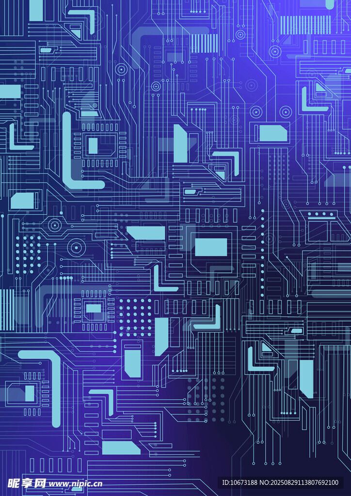 科技感电路板背景图案
