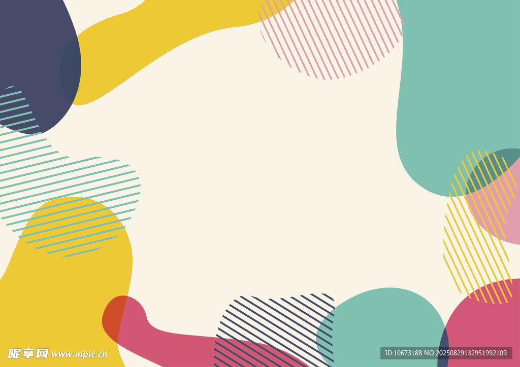 多彩几何抽象图案背景