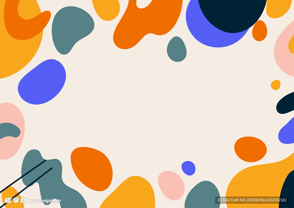 多彩抽象几何图案背景