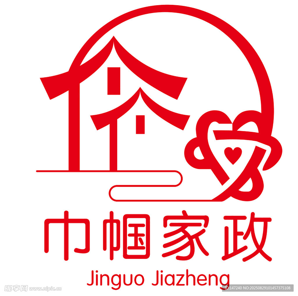 巾帼家政  logo