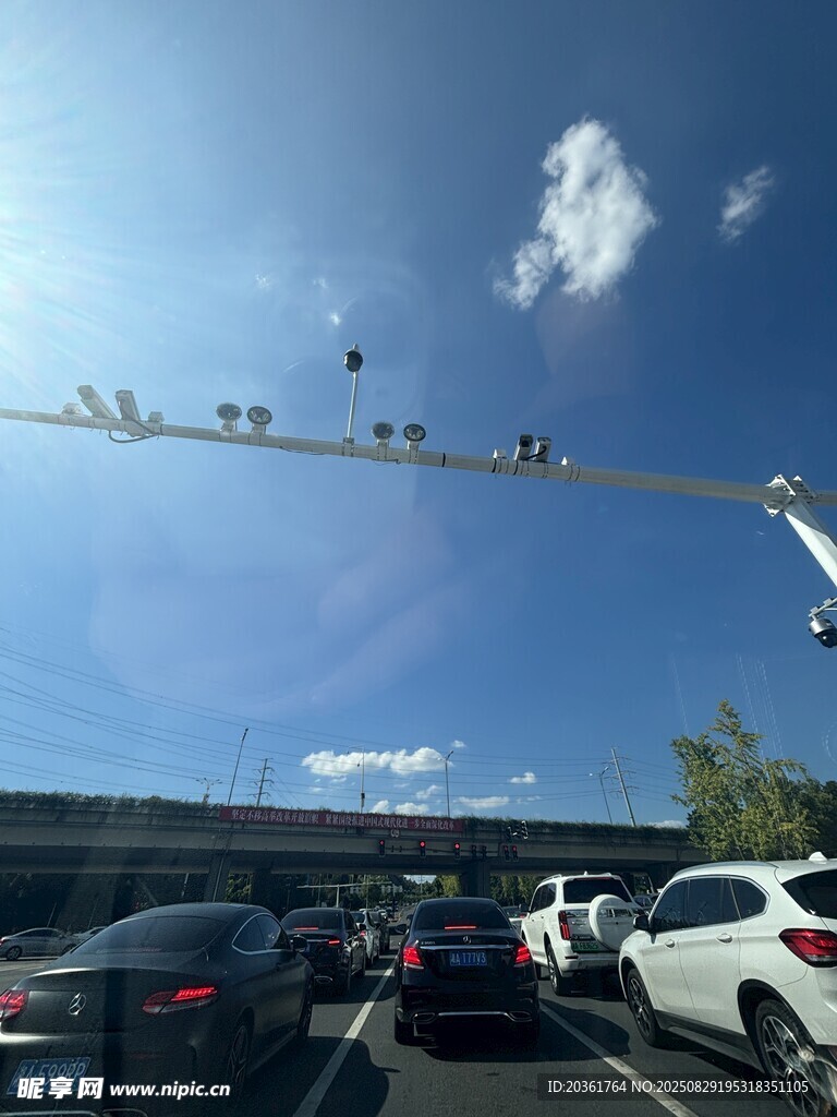 城市道路拥堵景象