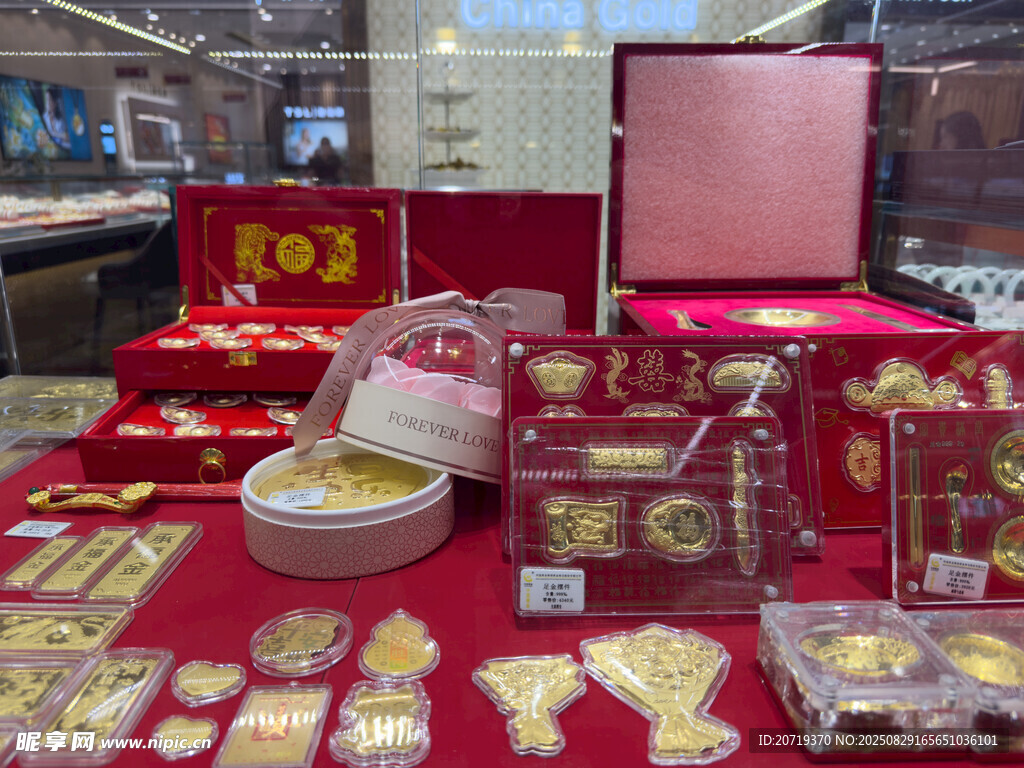 精美金饰展示