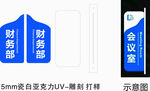 会议桌牌定制展示