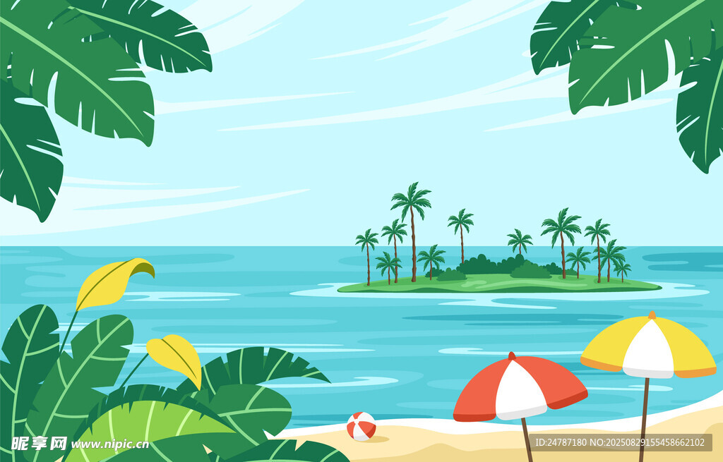 夏日海滩