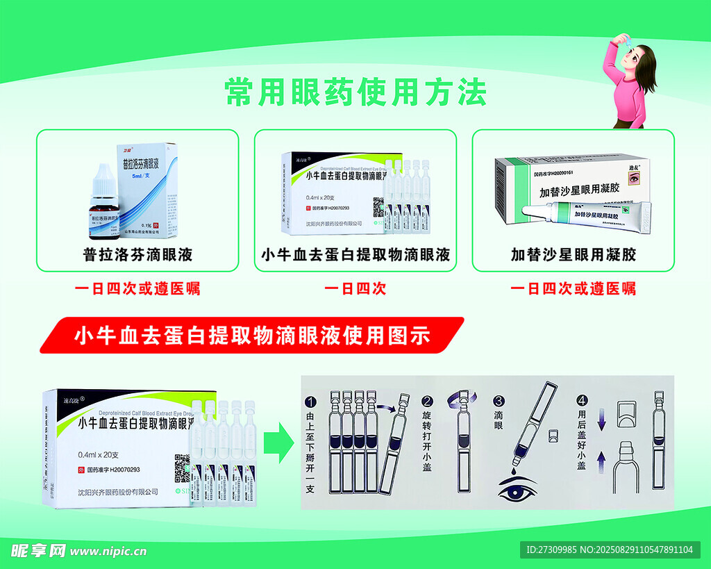 常用眼药使用方法