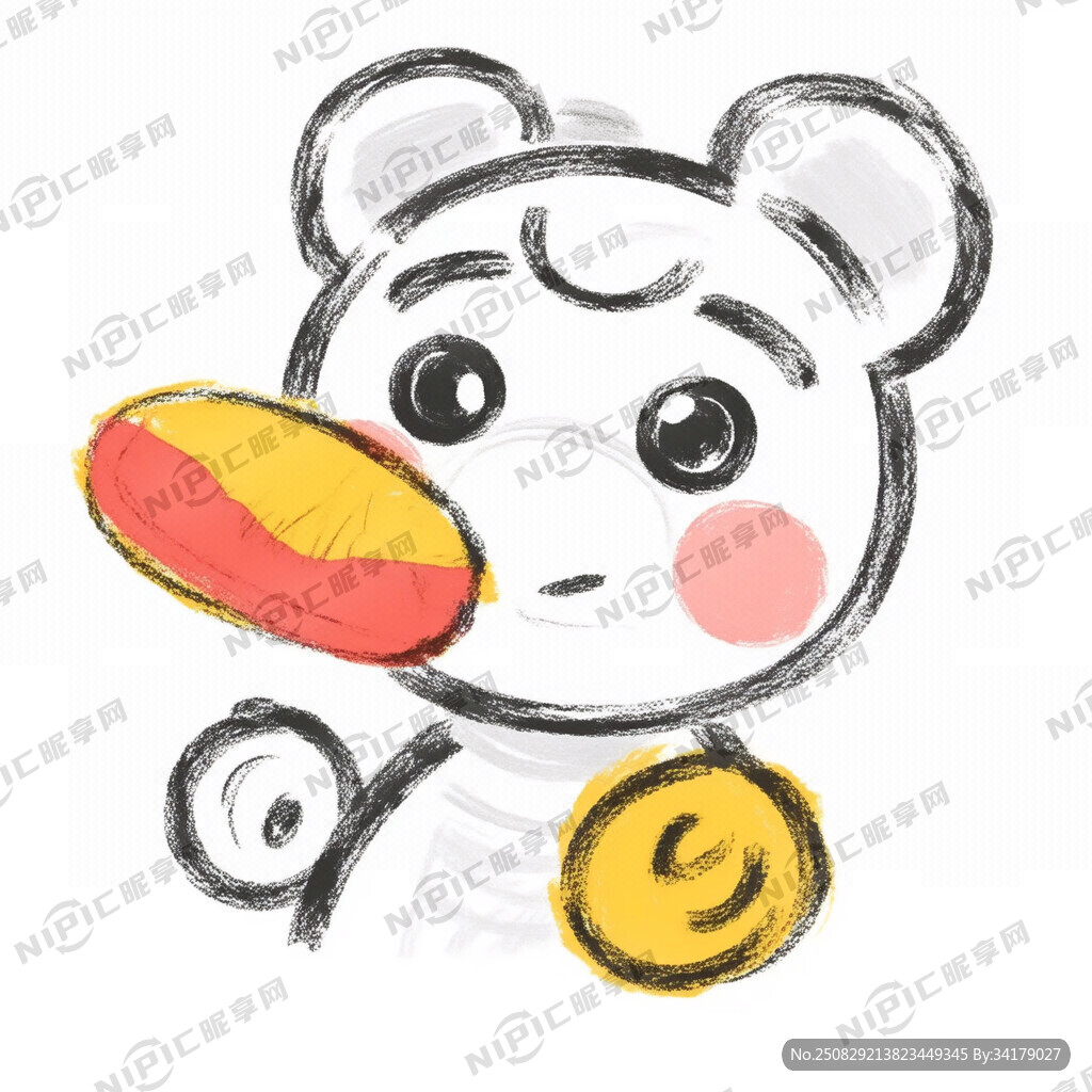 布拉拉简笔画图片