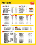 卤鹅价目表
