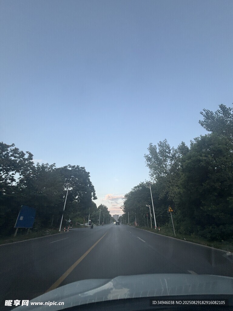公路行车视角风景
