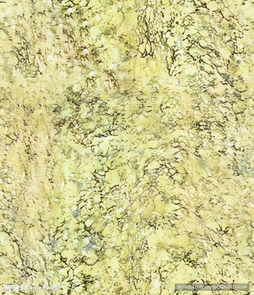 黄绿色斑驳纹理背景图