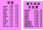 盛大试业大优惠活动海报