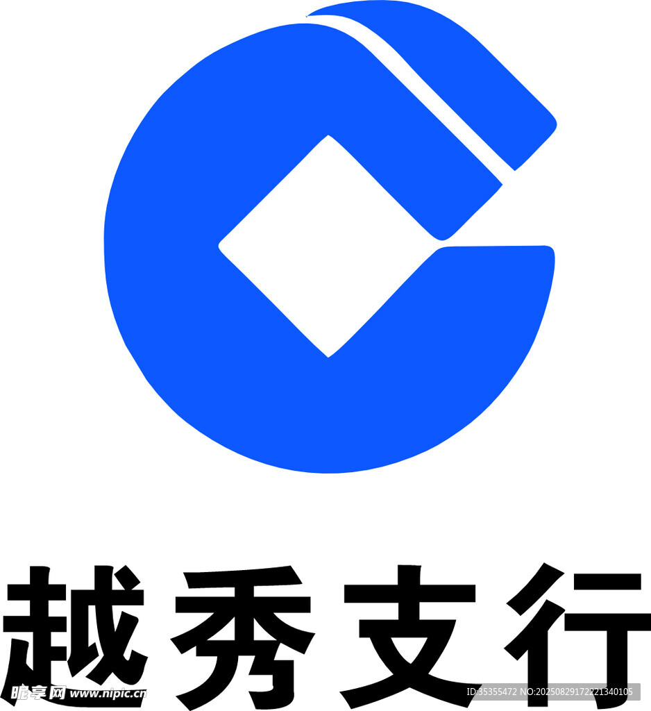 越秀支行标志logo