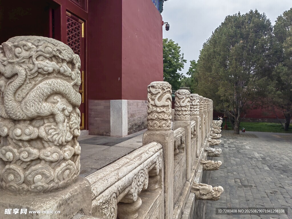 中式石栏