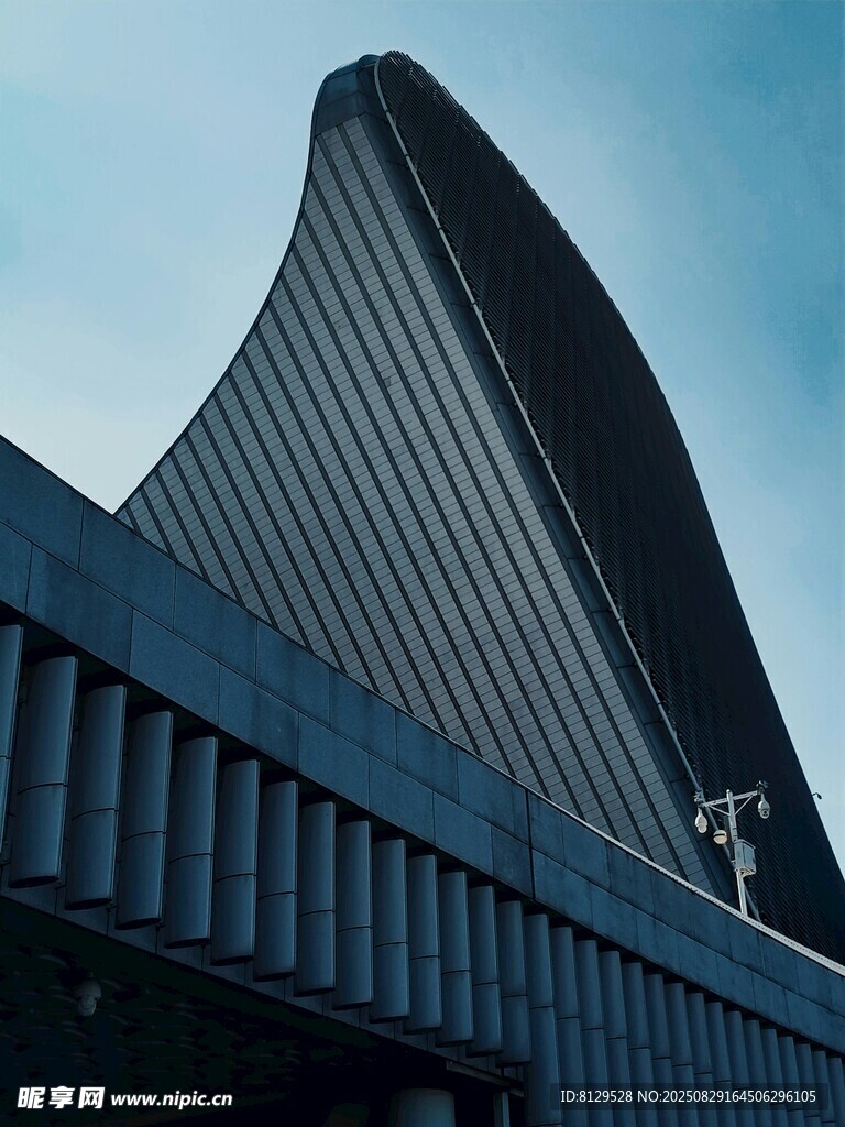 独特造型的现代建筑