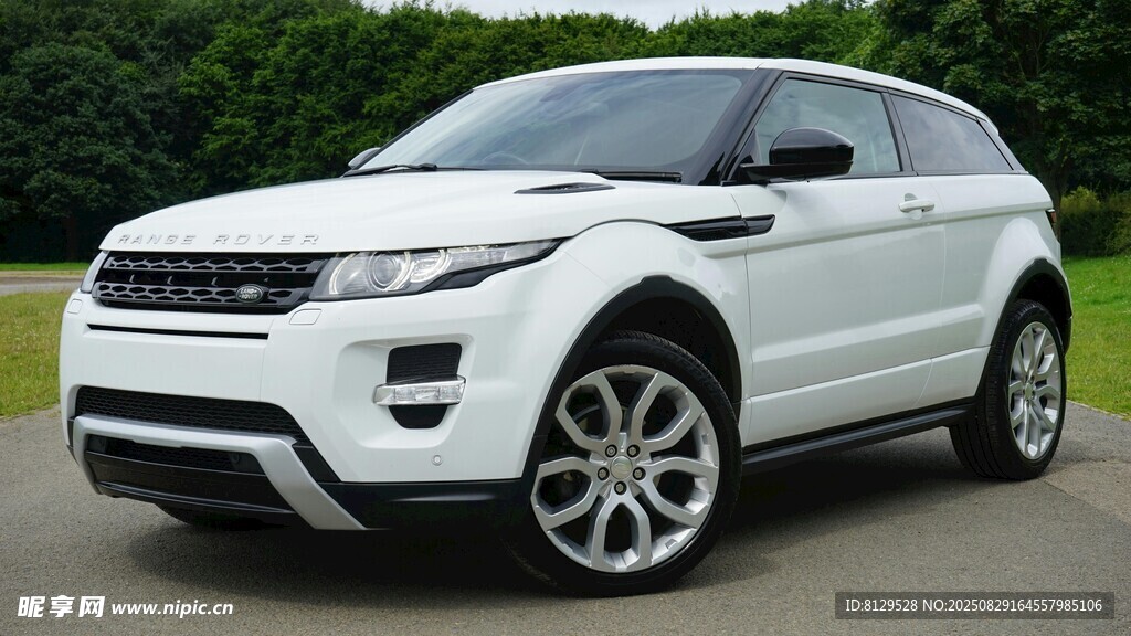 白色路虎揽胜极光SUV