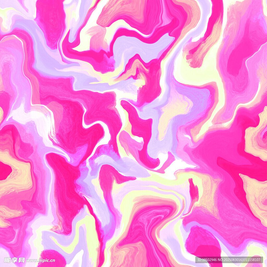 梦幻渐变流体艺术图案