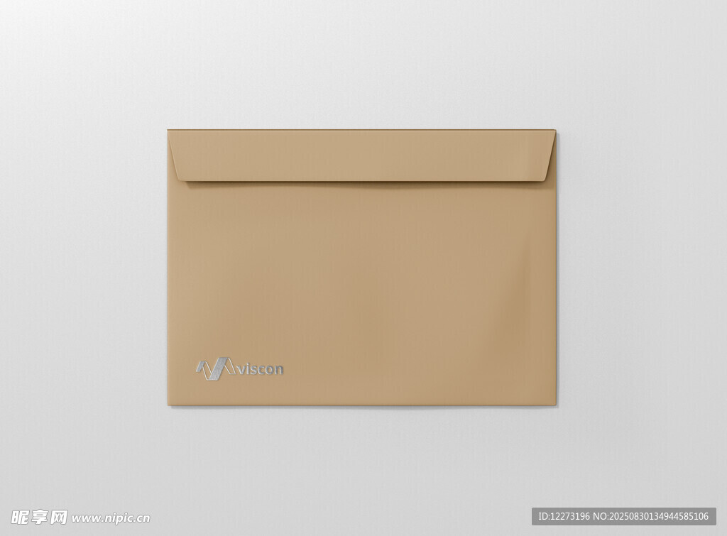 棕色简约信封