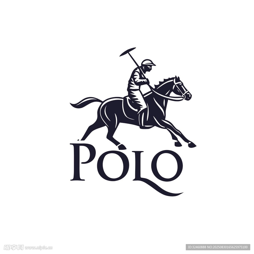 Polo品牌经典骑马logo