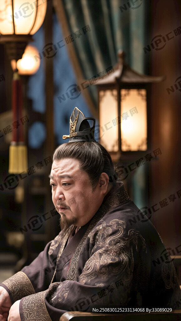 肥胖油腻又珠光宝气的古装大财主