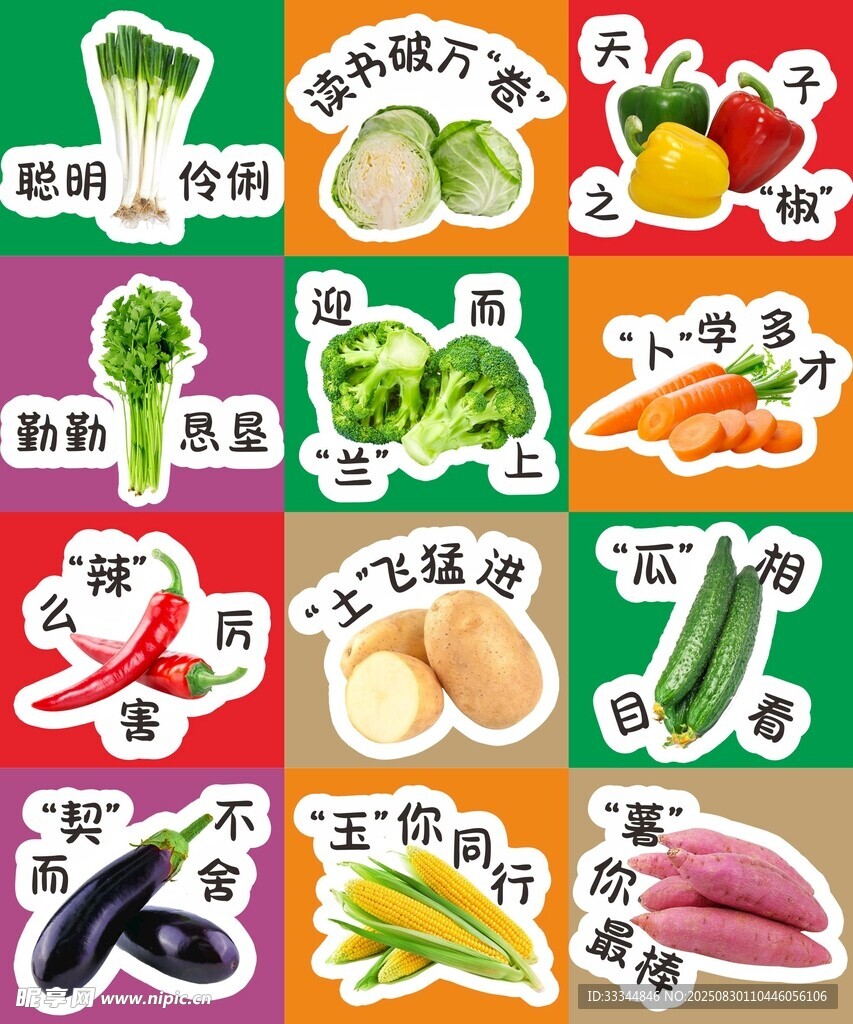 多彩新鲜蔬菜大集合