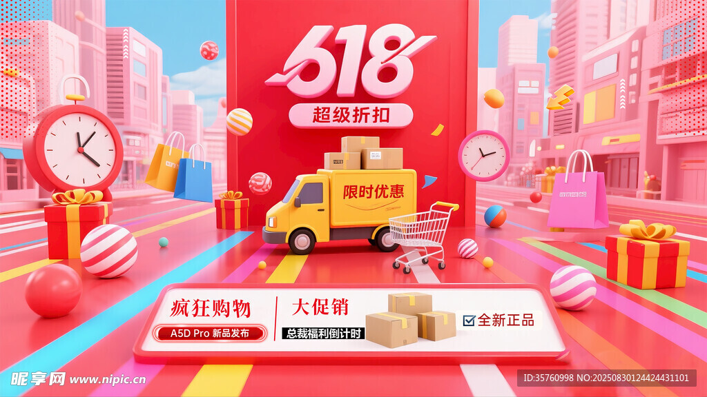 618购物狂欢节促销场景