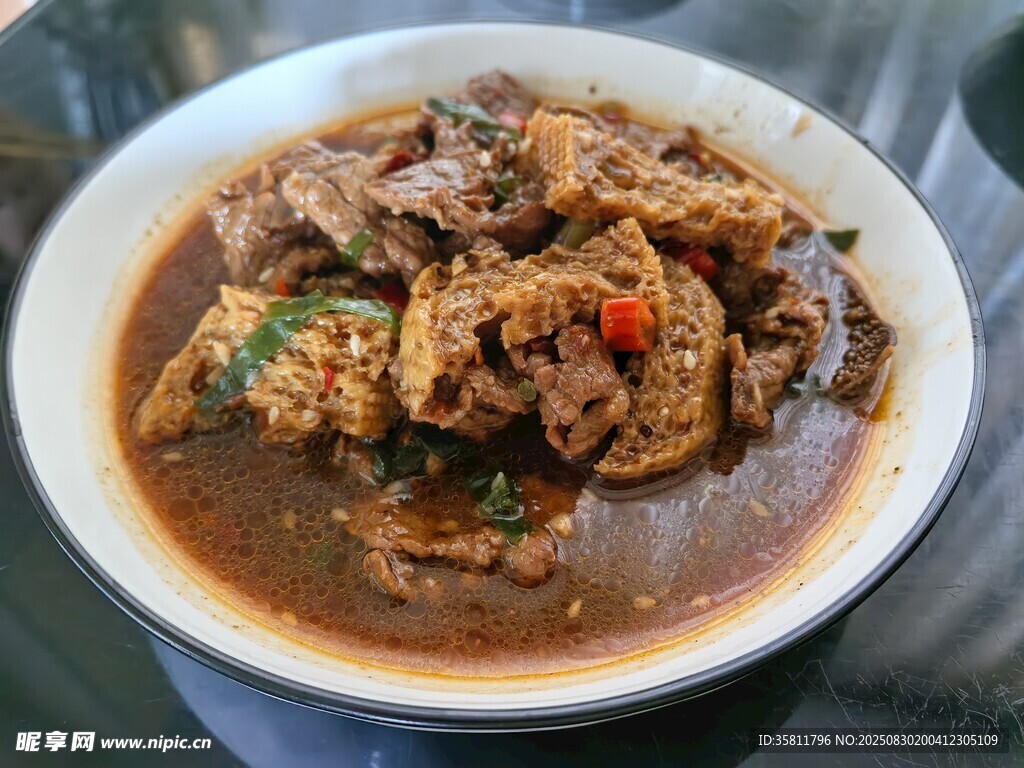 美味面筋牛肉
