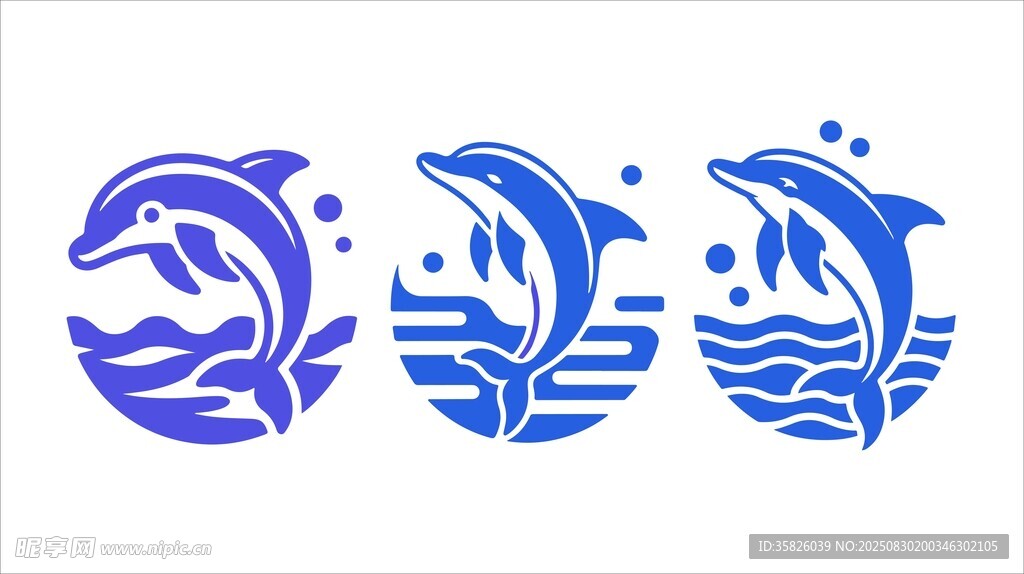 海豚图案