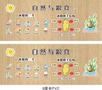 自然取食科普图示