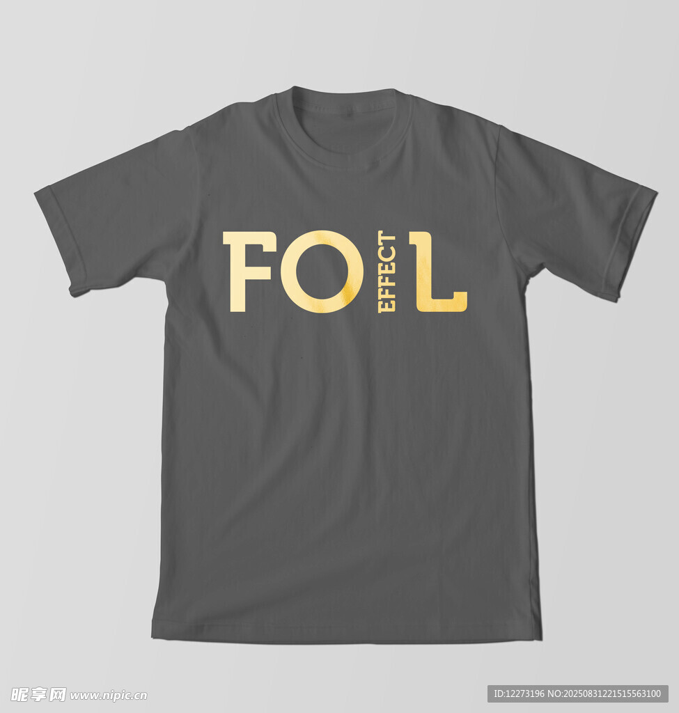 灰色T恤印FOOL字样