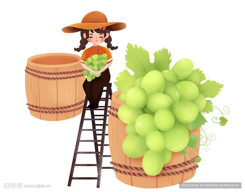 卡通水晶葡萄