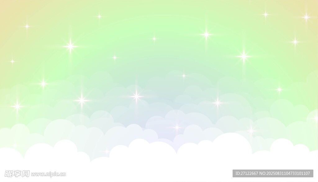 梦幻渐变星空背景