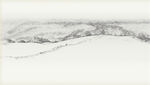 极简雪景素描画
