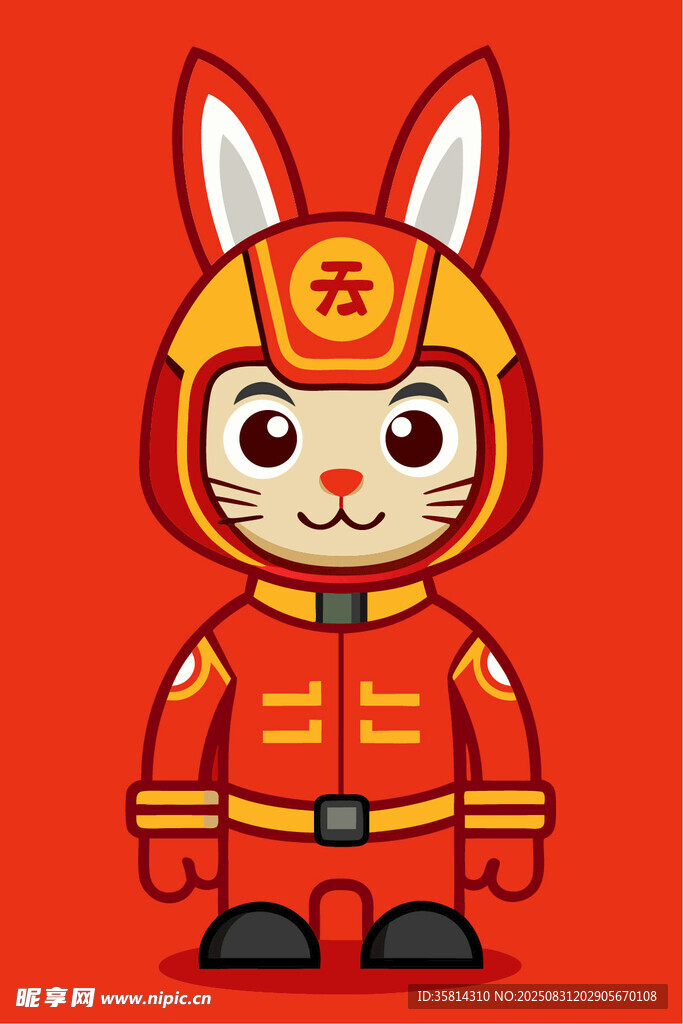 兔年卡通小英雄