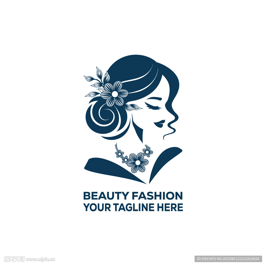优雅美妆时尚logo