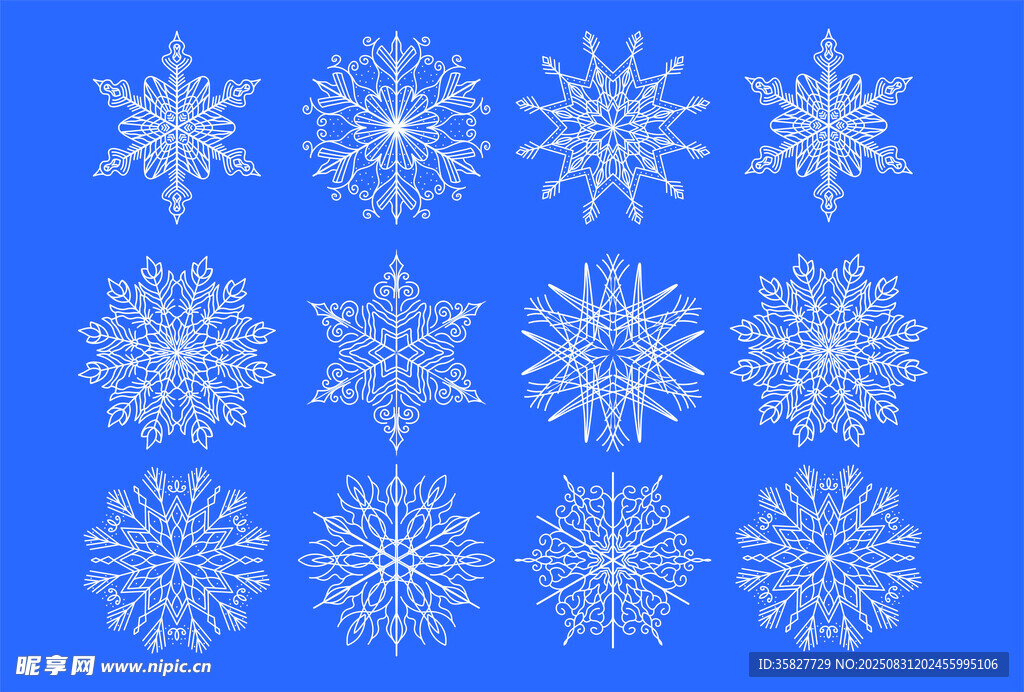 雪花图案