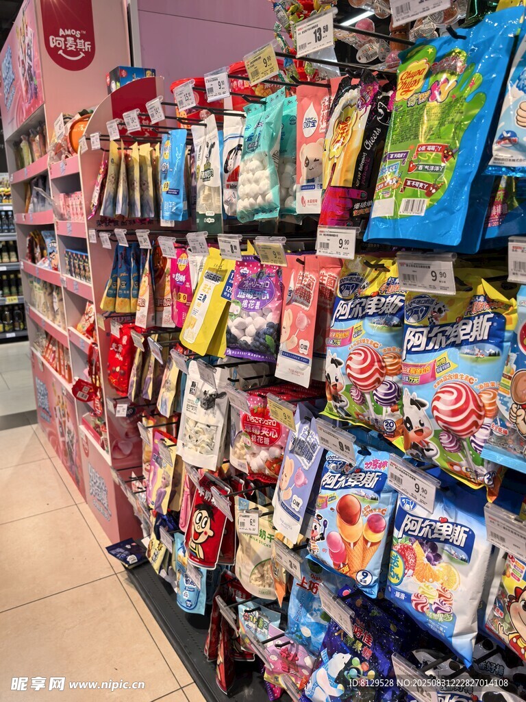 琳琅满目的货架玩具商品