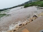 洪水淹没区域景象