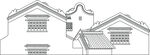 中式传统建筑轮廓图