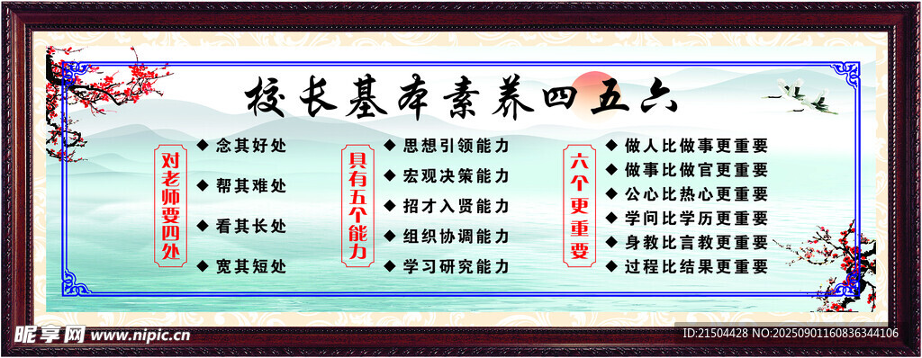 校长基本素养四五六