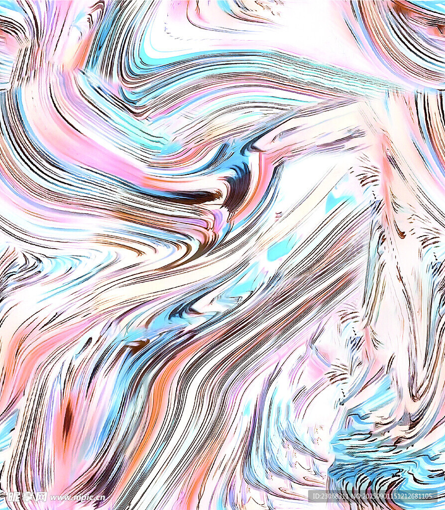 梦幻流体艺术纹理图案
