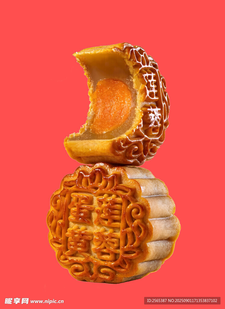 莲蓉蛋黄月饼