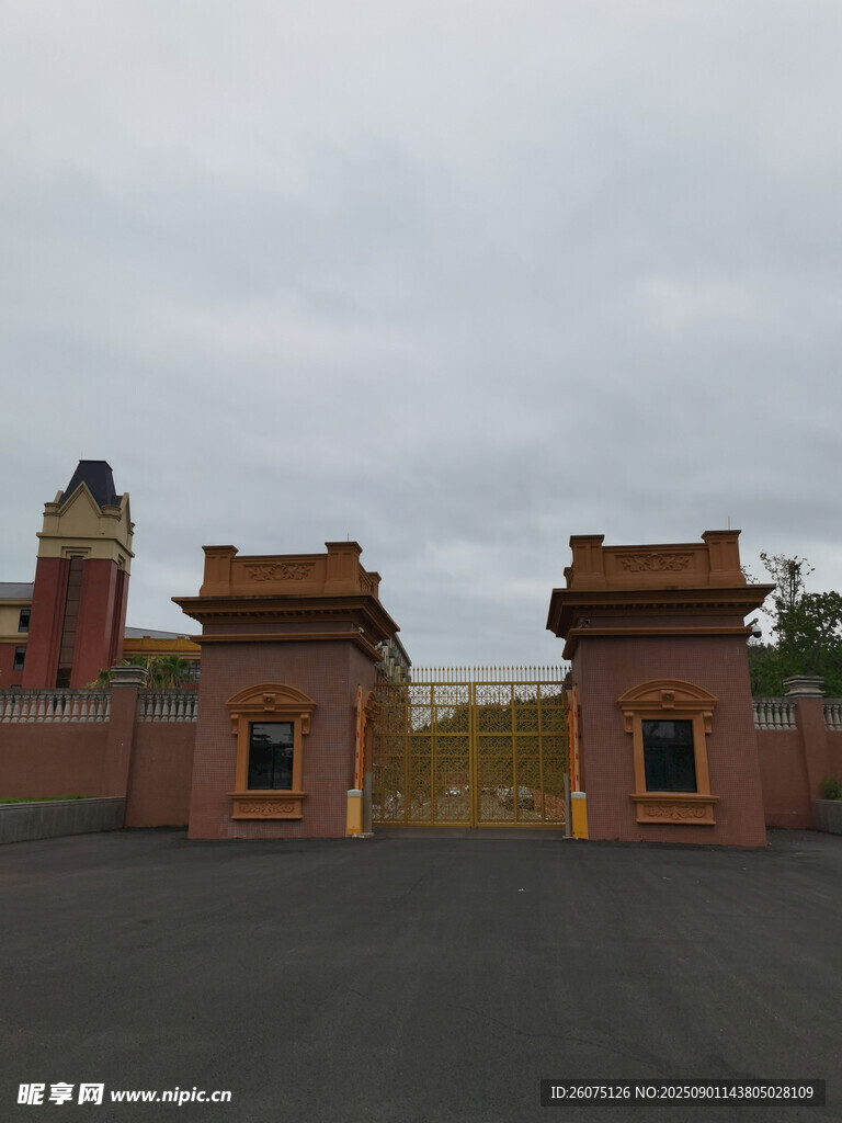 中式古典大门建筑景观