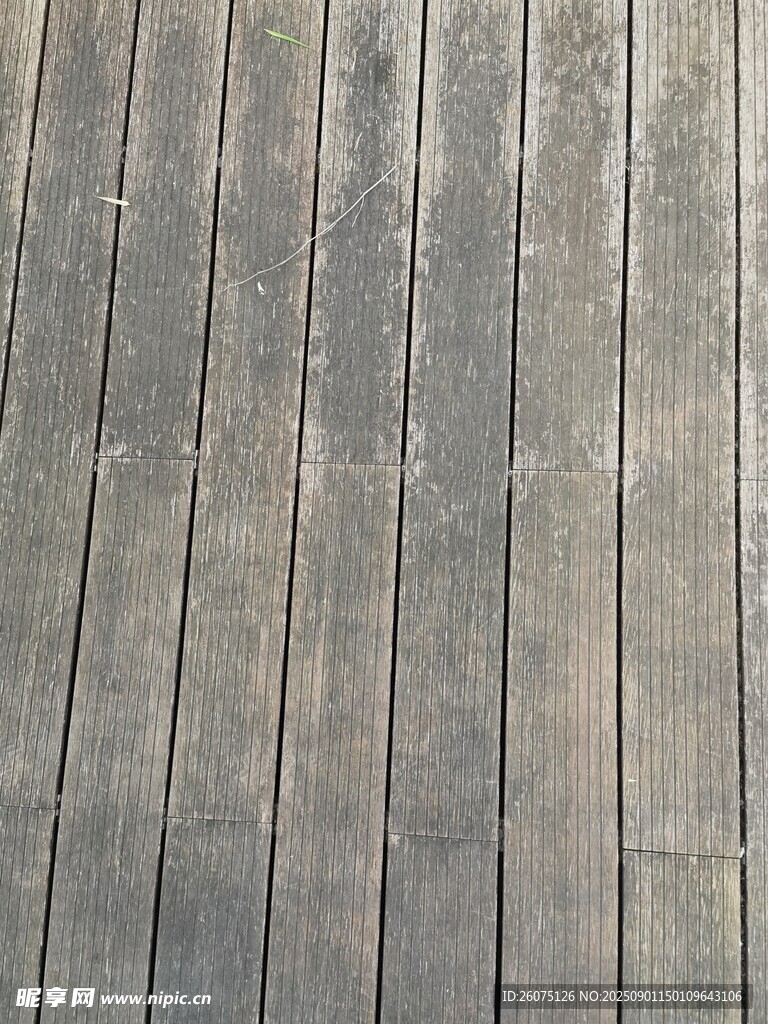 老旧木质地板纹理特写