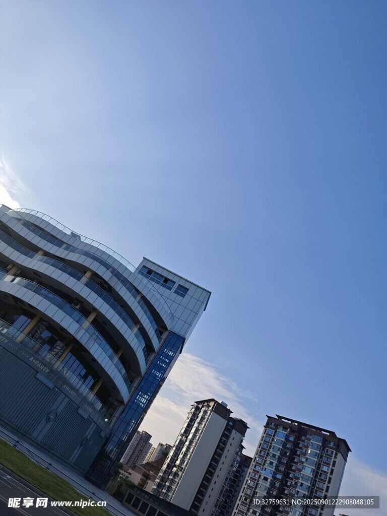 现代城市建筑群风景
