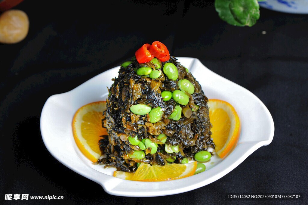 周庄咸菜毛豆子